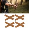 8PCS Archery Sticker Pad PU   Anti Slip Bow String Shock Absorbing Silencer Dampener for Recurve Bow