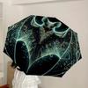 1pc Ethereal Bat Artwork Umbrella with Plastic Handle,Suitable for All Seasons Home Travel Outdoor UmbrellaDD1067