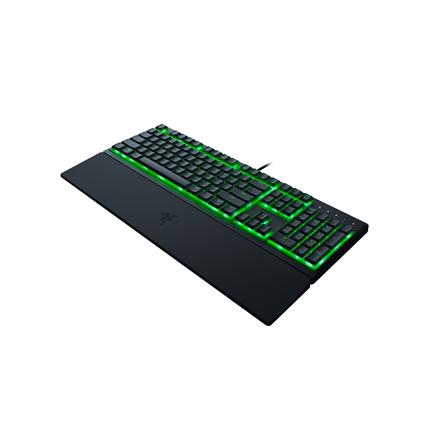 Razer | Herní klávesnice | Chasuble V3 X | Herní klávesnice | RGB LED osvětlení | US | Kabelová | Černá | Numerická klávesnice | Tichá membrána