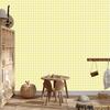 Geometric Rhombus Wallpaper Cream, White and Yellow 50x1000