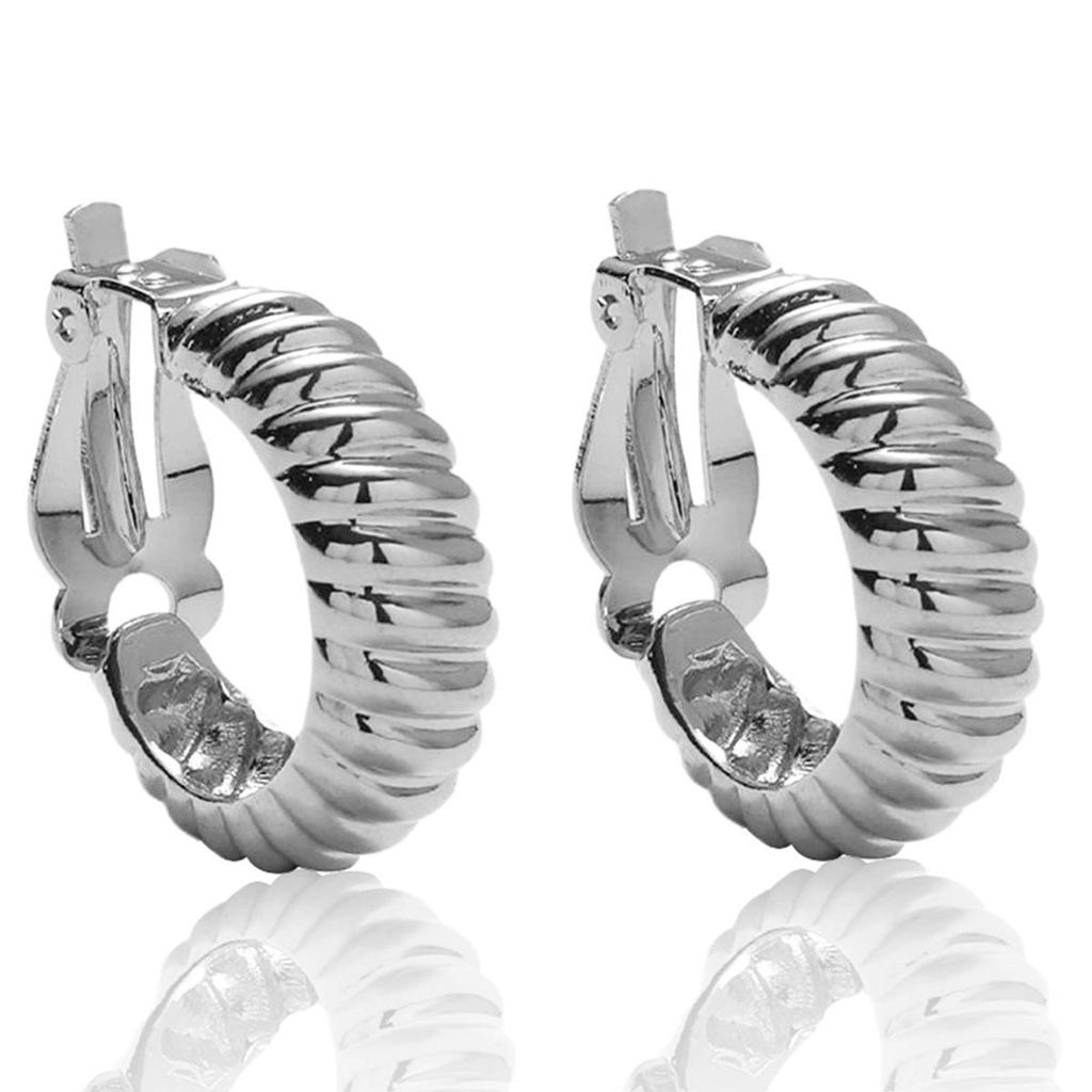Elegant Retro Pearl Metal Ear Clips – No Piercing Needed