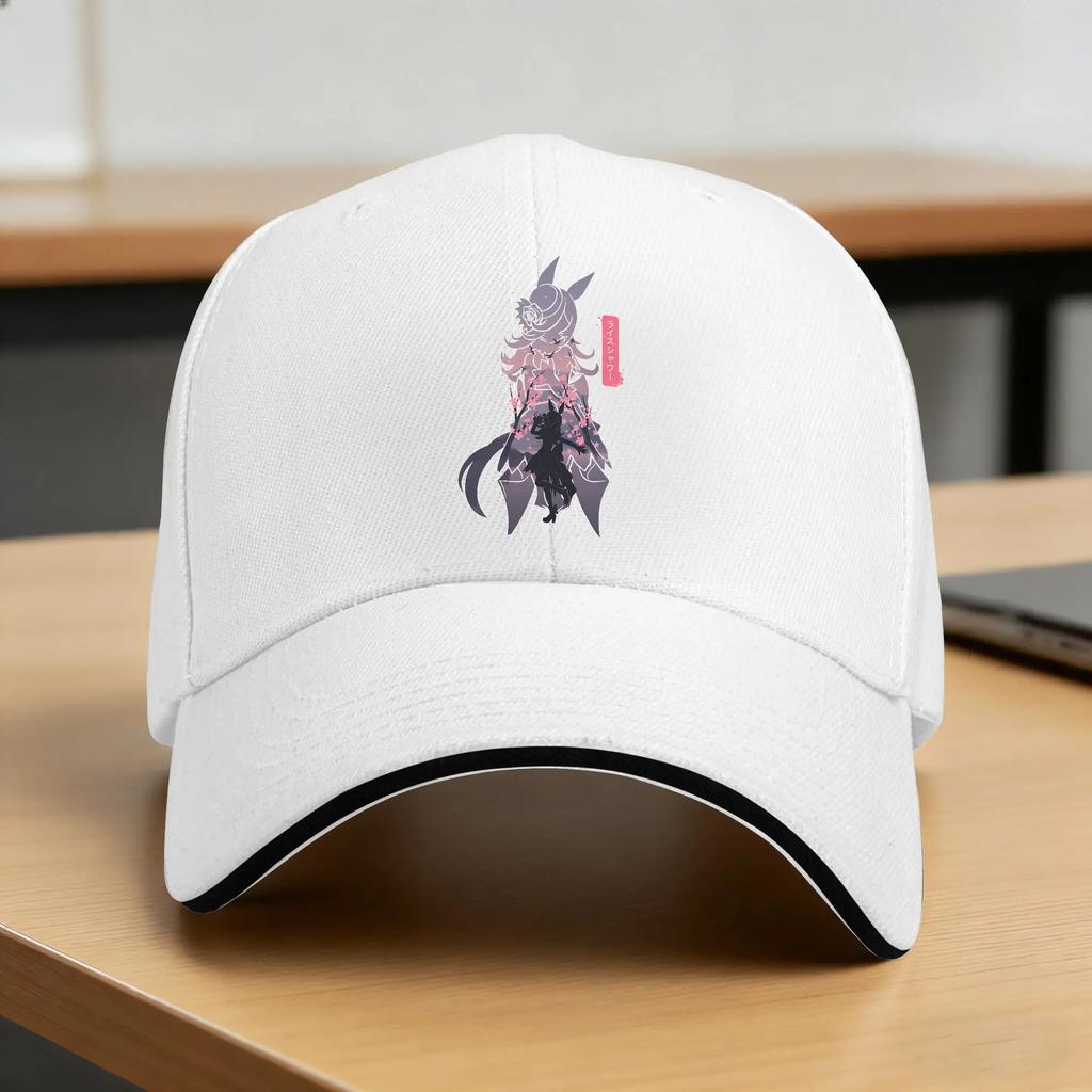 Rice Shower Baseball Cap Uma Musume Fashion Unisex Unisex Hip Hop Hats Sun Visor Print Outdoor Gym Baseball Caps Gift Idea