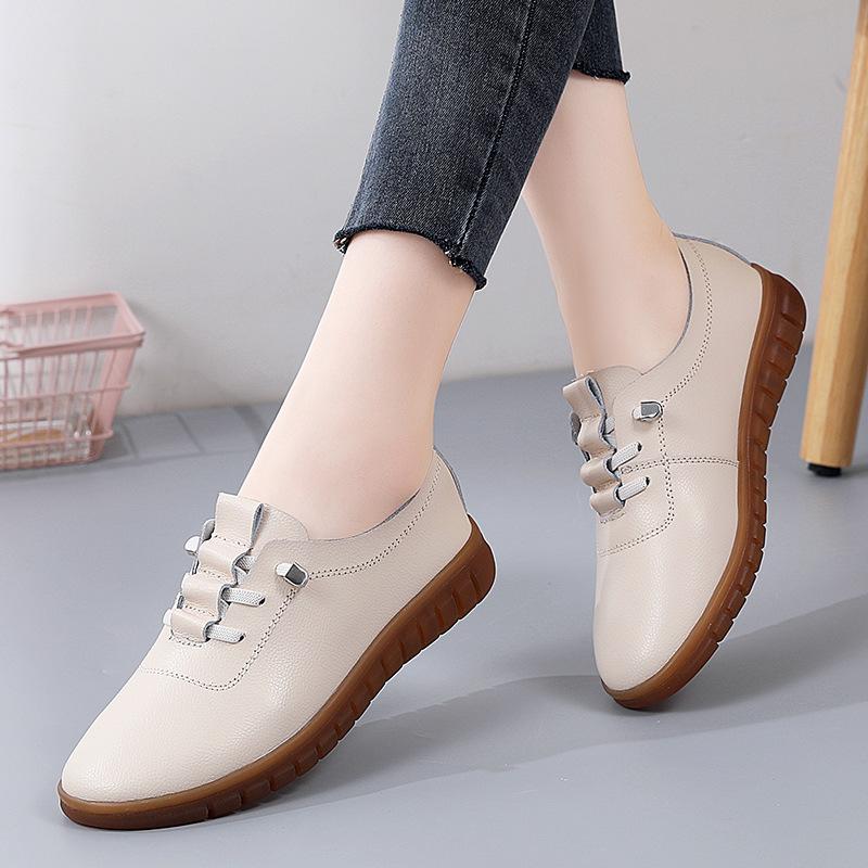 Damesko i imitert skinn Penny Loafers Kjøre- Gå- Mokasiner Fritidssko Slip-on Komfort for Damer Loafers Snøresko Business Kontor Kjolesko Arbeidssko