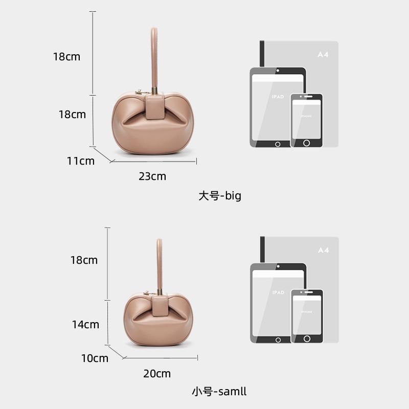 Bag Women's New Niche Design Large Capacity Women's High-end Leather Handbag Single Shoulder Armpit Bag Spring and Summer Women