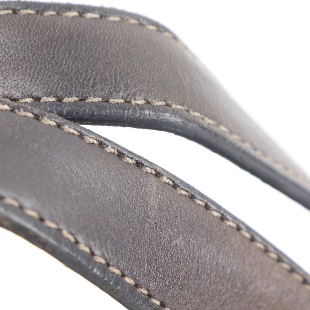 Hermes Kavasmira PM Handbag MedorHardware Navy Blue Canvas Unisex Used