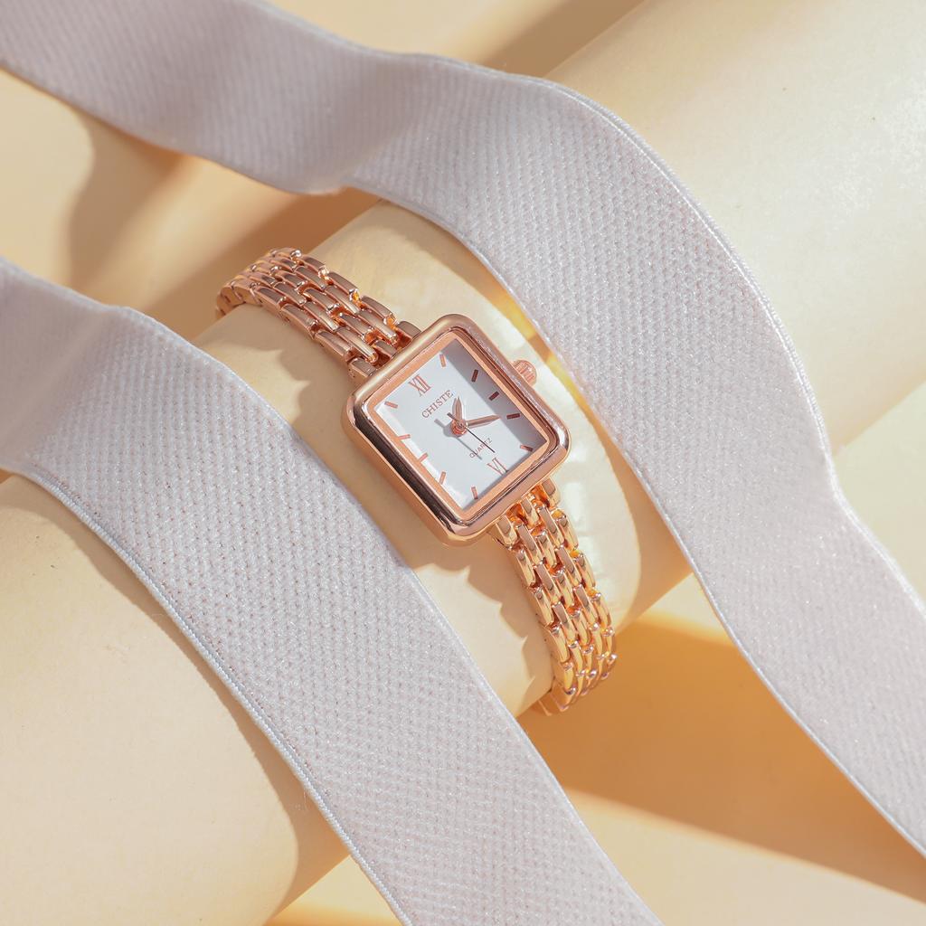 New simple square women's watch ins wind steel band fashion quartz watch