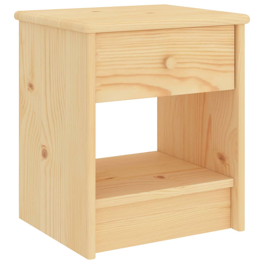 Nightstand Natural 35 x 30 x 40 cm Solid Pine Wood