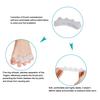 1 Pair Toe Separators for Overlapping Toes Daytime Bunion Corrector for Hallux Valgus Relief Soft SEBS Spacer for Walking Daily