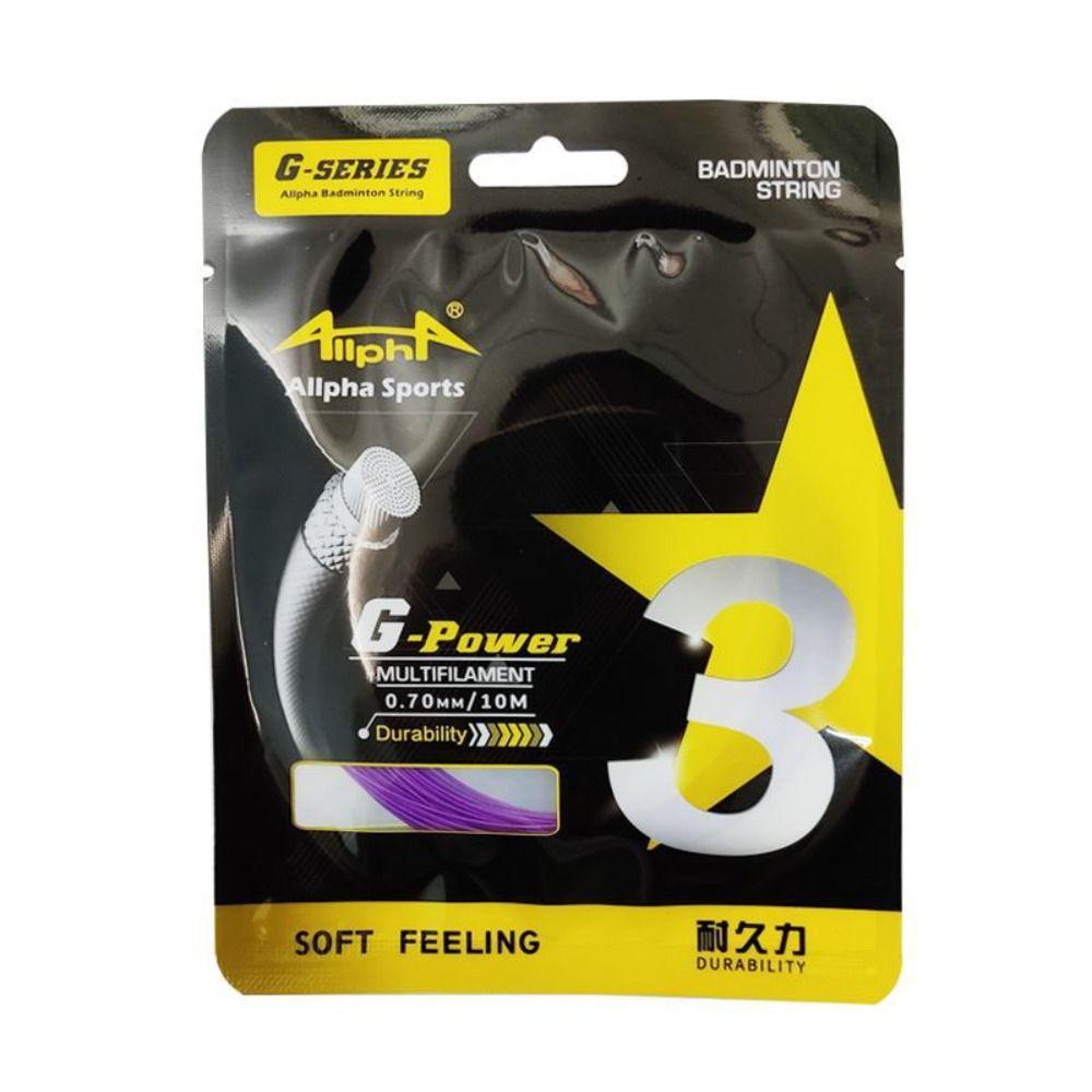 

0,7 мм G3 струна для бадминтона, стандартная струна для бадминтона, линия для тренировки ракеток для бадминтона фиолетовый
