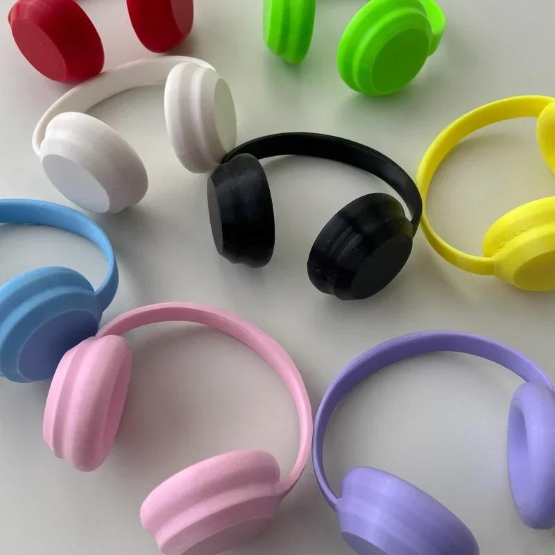 Labubu Accessories 17cm Labubu Fashion Earphone Accessories 10cm Cotton Doll Earphones Macaron Color Doll Earphones