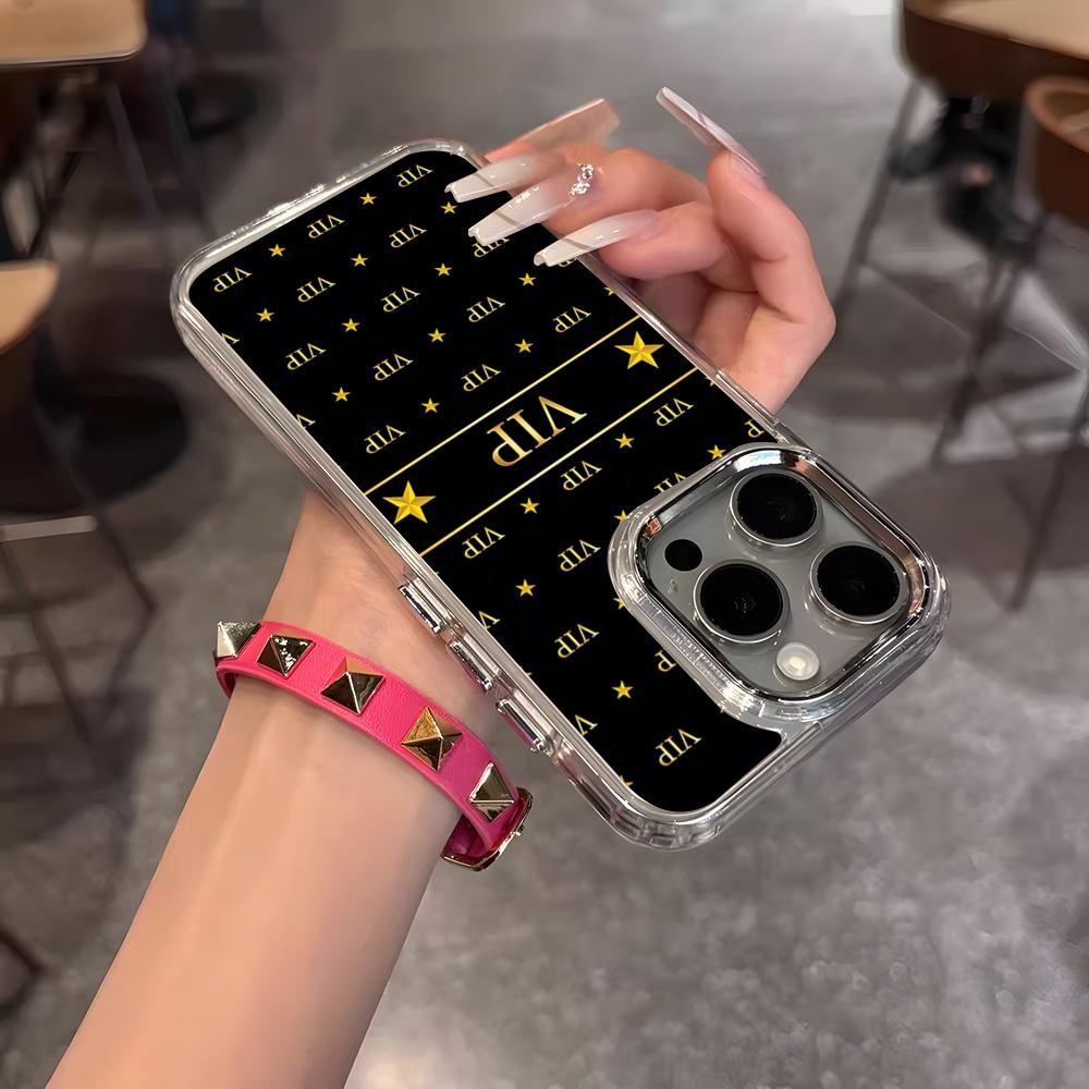 

Vip Card Design Phone Case For IPhone 17 Air 16 15 14 13 12 11 Pro Pro Max Plus Transparent Soft Cover iPhone 12