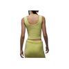 Jordan Solid Slim Fit Sleeveless Tank Top Women tops Green HQ9172335