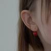 10K 14K Coral Onyx Cultured Pearl Gold Earrings Bold