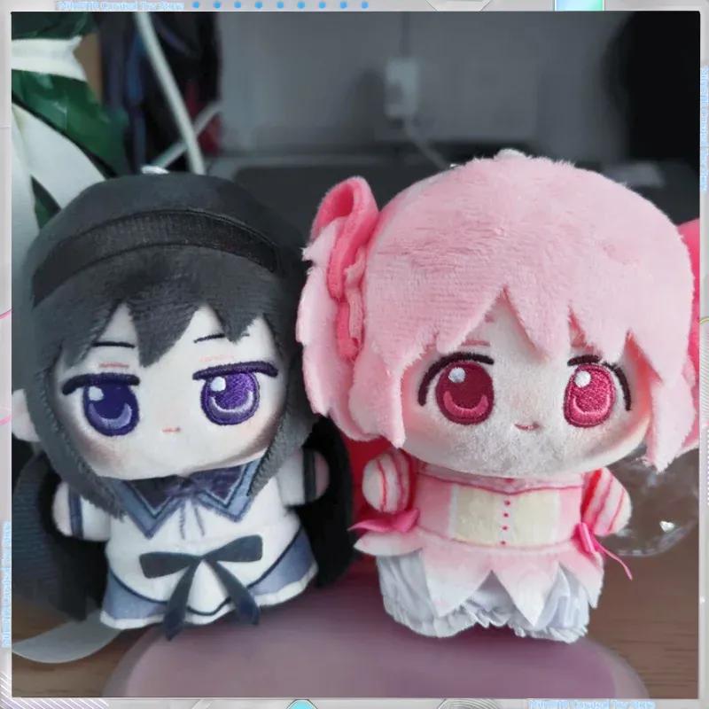 Puella Magi Madoka Magica Animation Peripherie Madoka Kaname Homura Akemi Q Version Plüschpuppe Spielzeug Kawaii Desktop Deko 10cm Geschenk