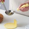 With Spoon Rack Korean Soup Spoon Set Heat-resistant Silicone Handle Tablespoon Anti-scalding Soup Ladle Cooking
