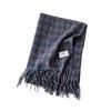 European and American Fashion Scarves Women's High-end Scarves Small Plaid Scarves Winter Circle Yarn Thickened Warm Shawl Wholesale