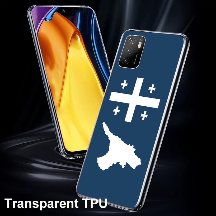 Georgia Flag Cover Phone Case For Xiaomi Poco F7 Ultra X7 X6 X5 Pro M7 Redmi 15C 15 13C 13 12C 12 10C 10 9A 9C 9T 9 Shell Poco X