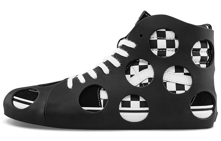Vans Sk8-Hi Cage VLT LX  Polka Dot Checkered - Black  40