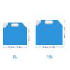Collapsible 5L/10L Water Container - Durable, Foldable, and Leak-Proof for Camping and Hiking