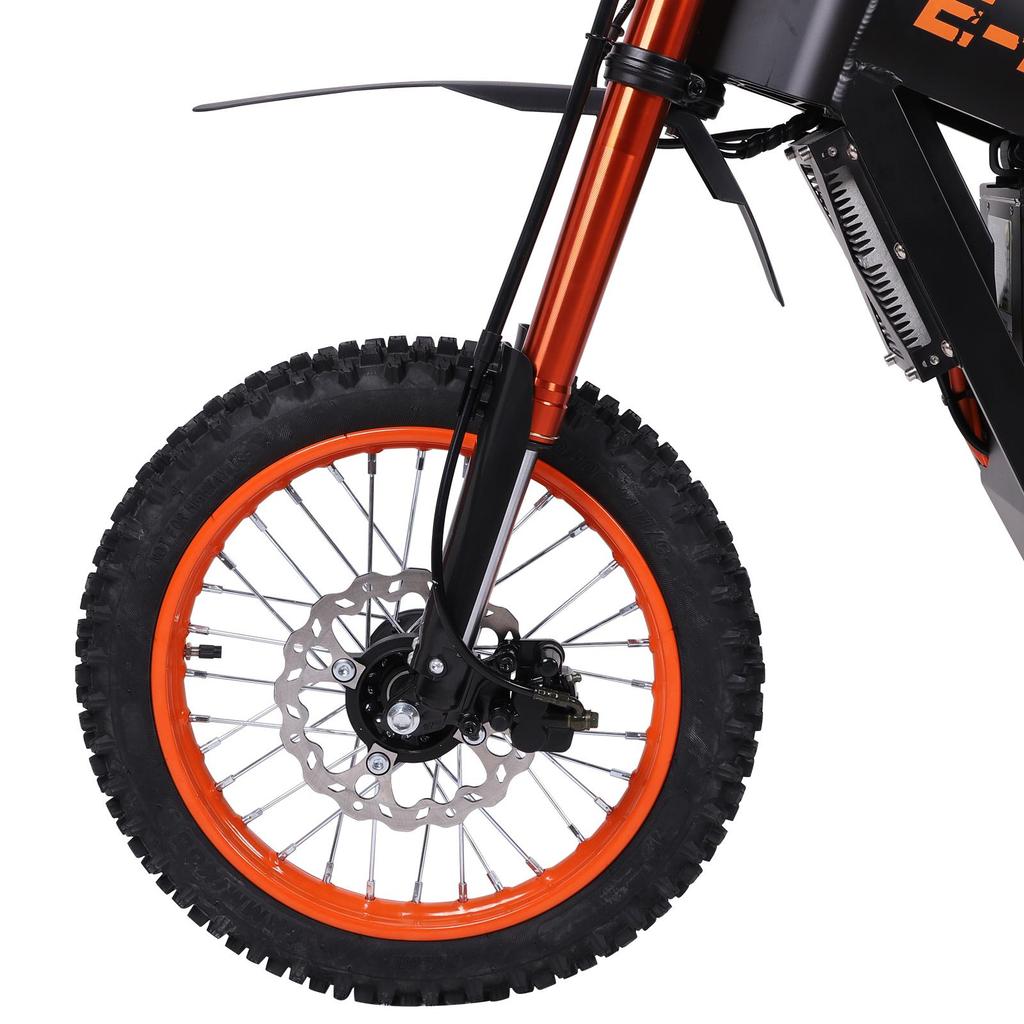 FREEBOY Y01 Elektrisches Motorrad für Erwachsene 48V 20,8Ah Akku 1500W Motor 12 Zoll Geländereifen All-Terrain Elektrisches Moped für Fahrten im Freien im Gelände