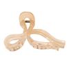 Hair Claw Transparent Bowknot Shape Anti-slip Teeth Hair Claw Lightweight Back Head Hair Clip Versatile Hair Accessory