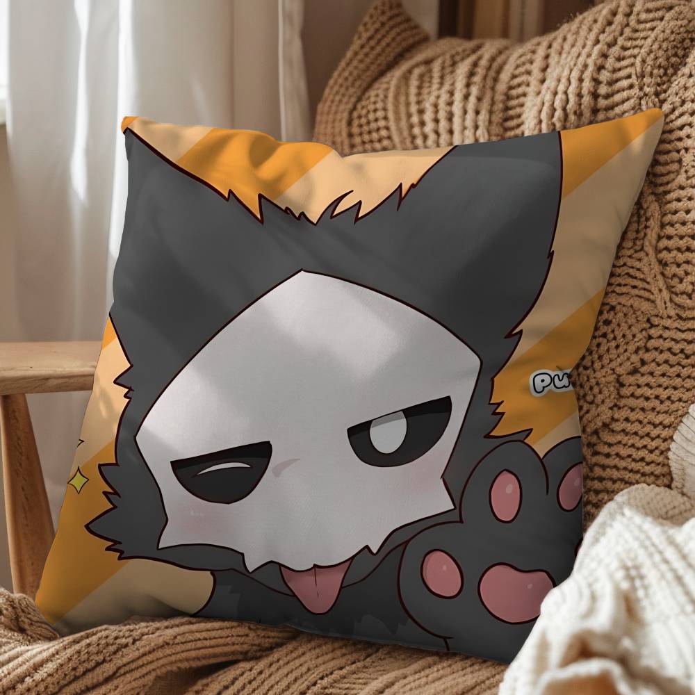 cute Dr K Changed Puro Print Throw Pillow Cover Square Cushion Case for Living Room Bedroom Decor