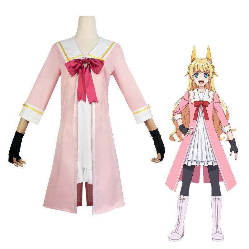 Orange Hinata Anime Cosplay Set: Uncle Transformed into a Beautiful Girl in Another World