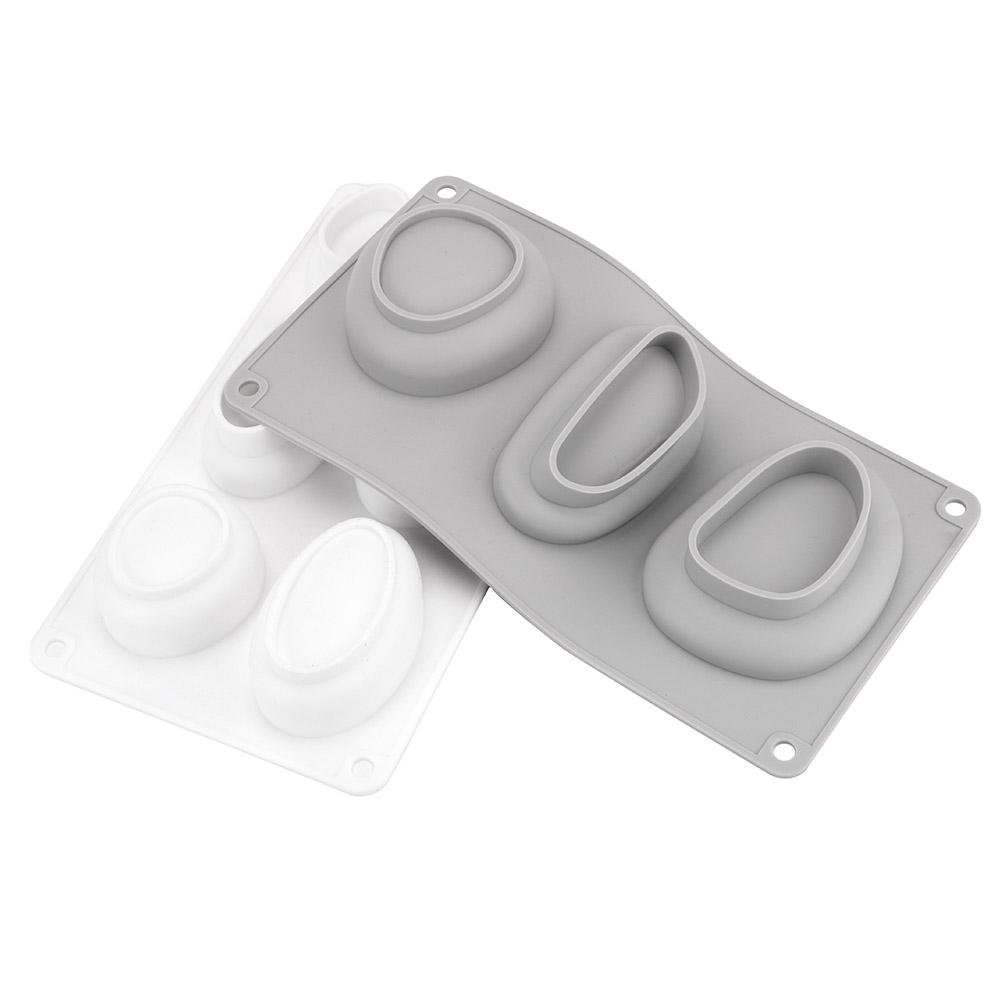 Na omítku Beton Dezert Mousse Pomůcky na zdobení dortů DIY Kulatý tvar kamene Forma na pečení Forma na pečení Silikonová forma na dort