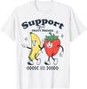 Lustiger Pride Support Your Fruity Friend LGBTG Gay Lesbian 100% Baumwolle T-Shirt Herren T-Shirts Top
