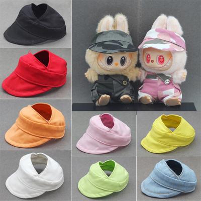 For 17cm Labubu Doll Clothes Fashion Clothes Cap Doll Clothes Color Match Hat Dolls Accessories Cute Decoration Little Clothes
