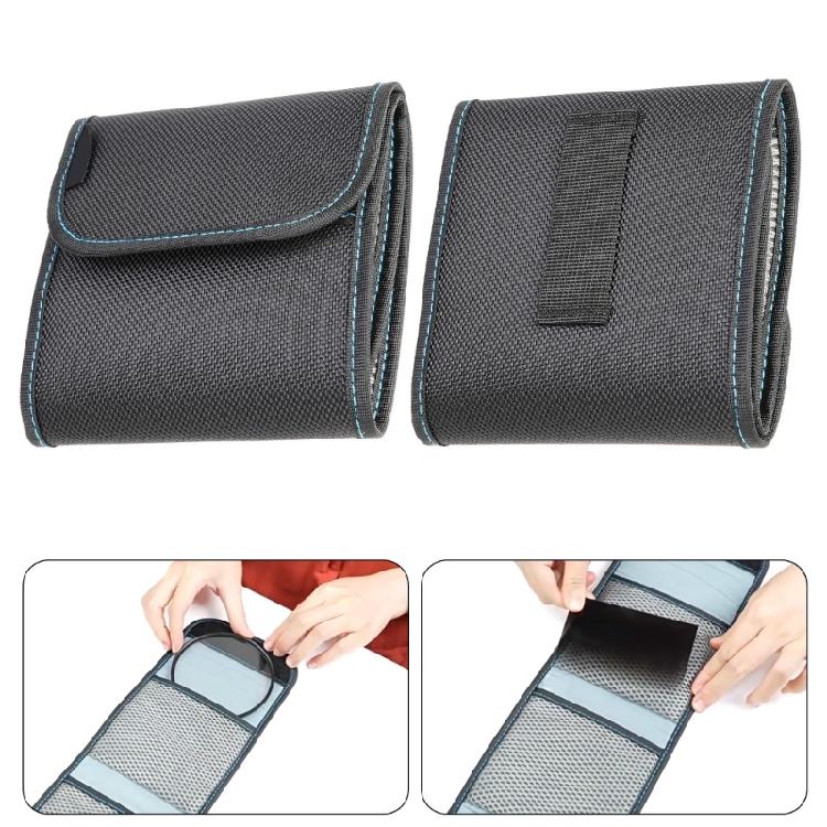 Square 4X4 Filter Wallet Case Kit 3Pieces for Professional and Amateur Photographers Lookings for Versatility