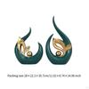 Abstract Art Statue Ceramic Figurine Modern Feng Shui Ornament Decorative for Cabinets