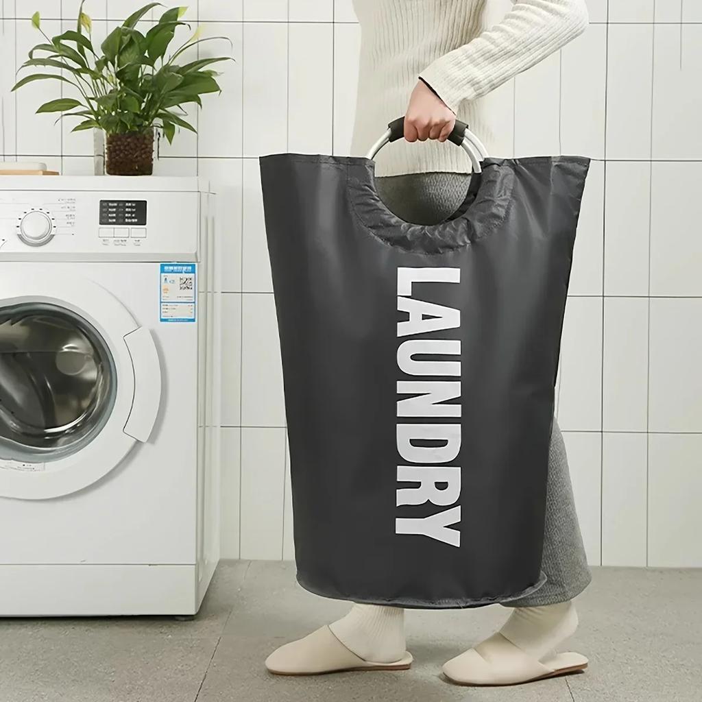 Large-capacity Dirty Clothes Storage Basket Storage Basket Foldable Laundry Bag for Laundry Room Space-saving Storage Organizer