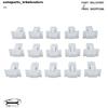Front Headliner Garnish Moulding Clip Set of 15 for 20462090 Oldsmobile Cutlass