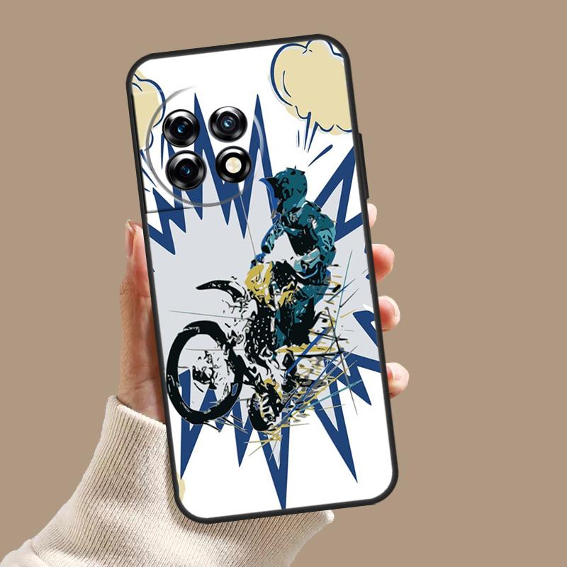 Freestyle Motocross Sport Case For OnePlus Nord 5 CE 3 4 Lite N20 N30 OnePlus 15 13 12 11 10T 13T 13R 8 9 10 Pro Cover