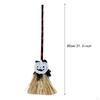 Halloween Witch Broom Cosplay Props 80cm Tall Auto Rotate Decor Flying for Festival