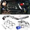3" 76mm Universal Air Inlet Pipe Aluminum Alloy Turbo Inlet Tube Direct Cold Air Filter Injection System Car Intake Pipe Set