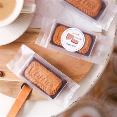 50Pcs Transparent Caramel Brownie Packaging Bags Machine Sealing Beef Tart Cake Pineapple Nougat Biscuit Pastry