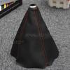 16mm Gear Shift Knob Gaiter Boot Cover PVC Leather Auto Manual Shifter Knob Boot Gaiter Universal for Honda/VW/Toyota