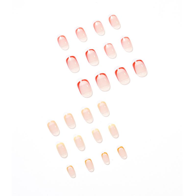 Tragen Nägel Französische Serie Nagelaufkleber Regenbogen Falscher Nagel Nagelaufkleber Nägel Tragen Nagel