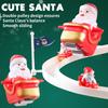 1 Set Electric Climbing Ladder Santa Claus Christmas for Shelf New Year Kids Gifts Home Living Room Bedroom Christmas Tree