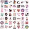 100 Inspirational Feminist Graffiti Stickers Personalized DIY Decorative Computer Suitcase Waterproof
