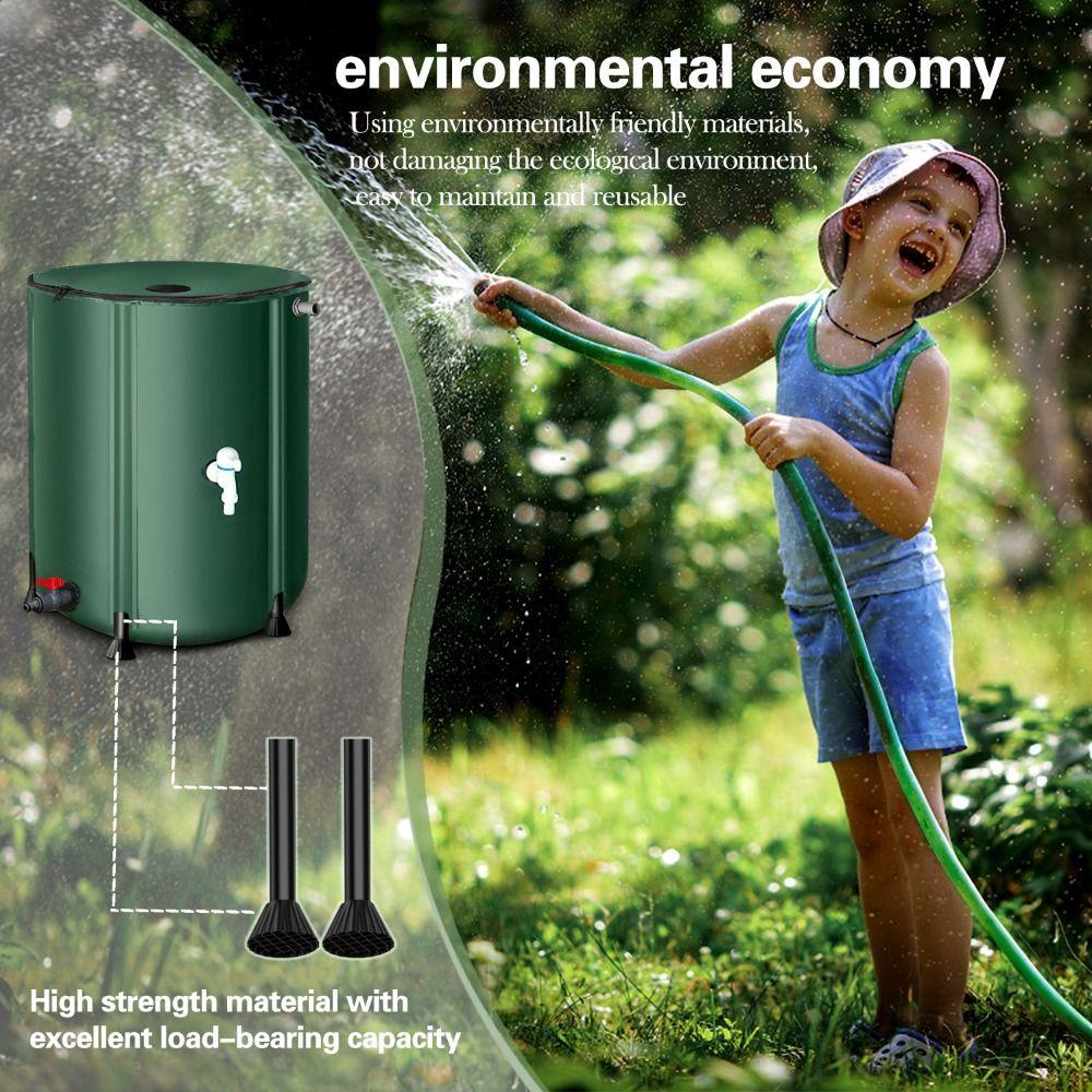 Waterproof Garden Water Storage Tank 50-500L Garden Water Catcher  Outdoor Supplies