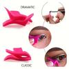 2-Piece Silicone Eyeliner Stencil Set with ABS Handle - Hypoallergenic Cat Eye & Winged Liner Templates
