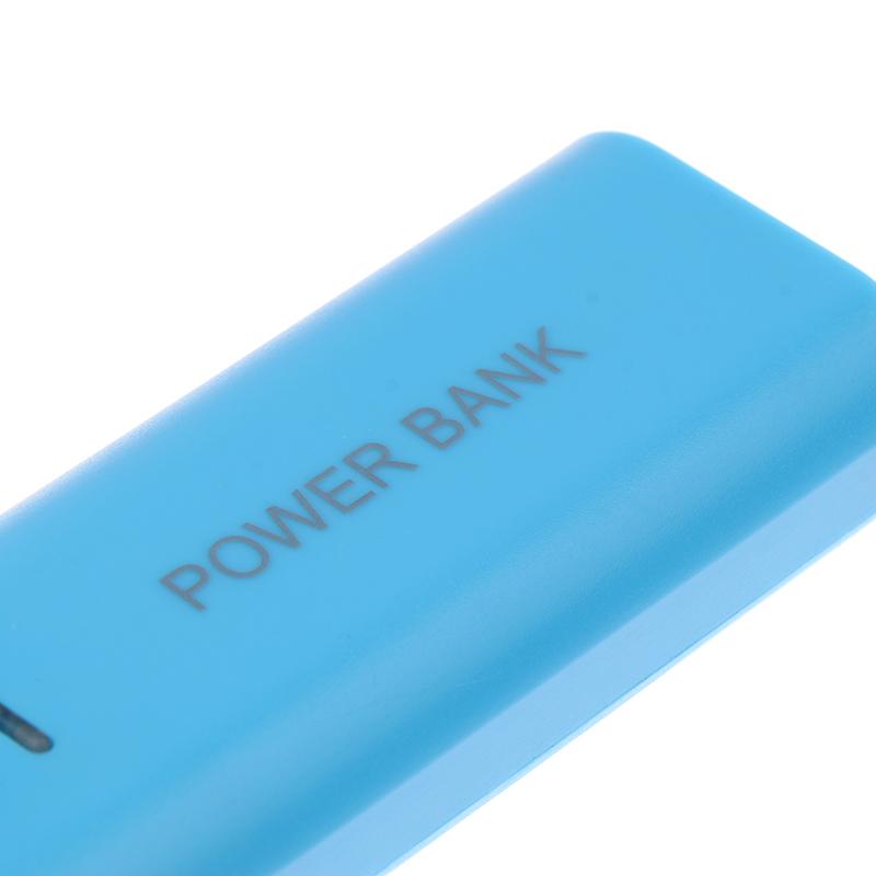 Portable Power Bank Case Diy 2Cell 18650 Battery Box For Smart Phone Charge 5V 1A For 18650 Battery With Indicator Light