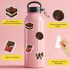 35pcs Cute Dessert Stickers Realistic Chocolate Stationery Stickers Funny Stickers For Guitar DIY Skateboard Laptop Luggage