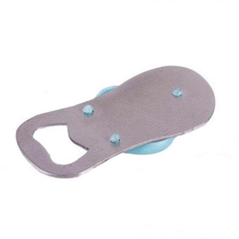 Metal Stainless Steel Flip-flop Shoe Corkscrew Bottle Beer Openers For Wedding Party Birthday