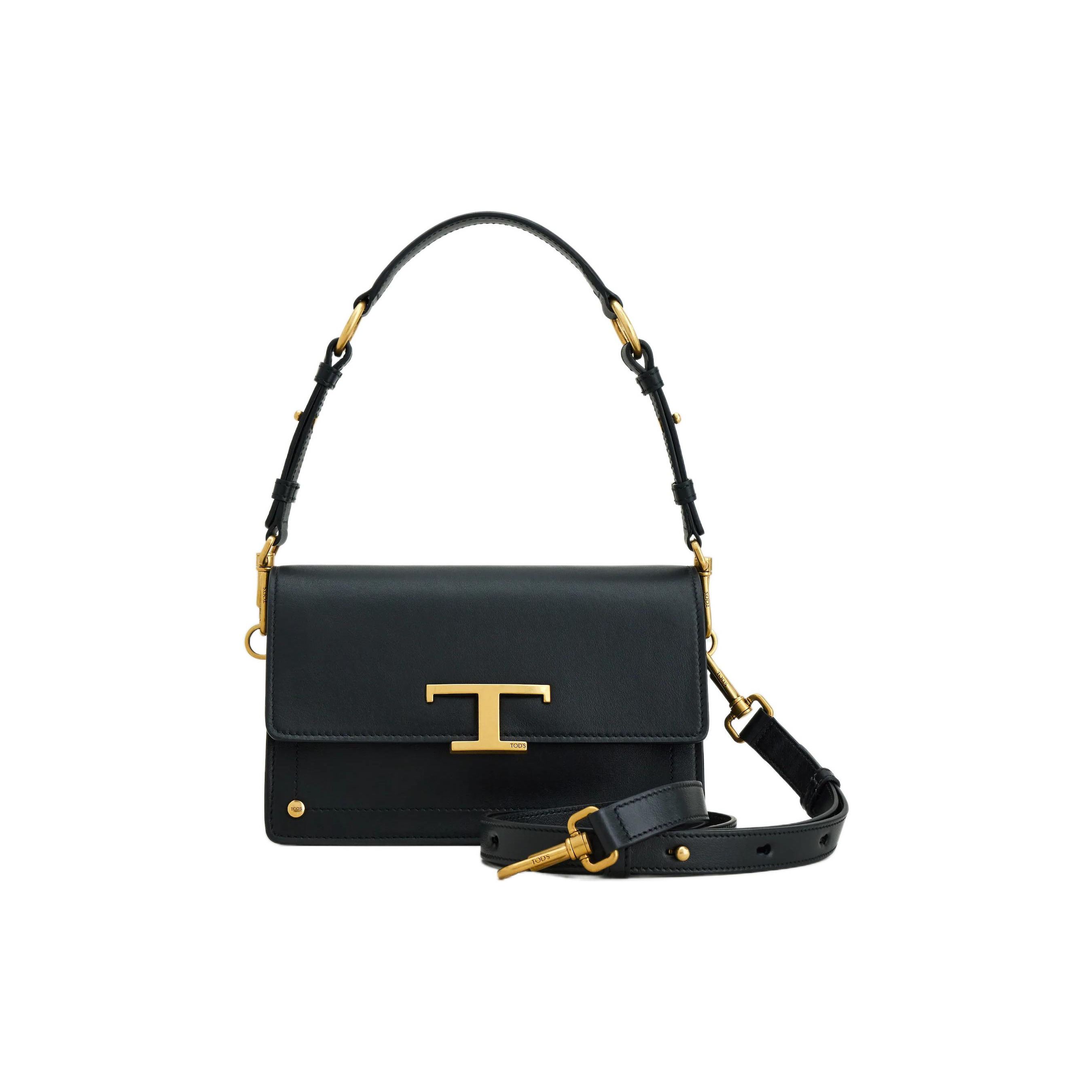 Tods T Logo Ādas Akordeona Lielā