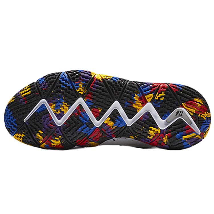 Nike Kyrie 4 'NCAA Tournament' (Unisex) White / Multi-Color Basketball Shoes 943806 104