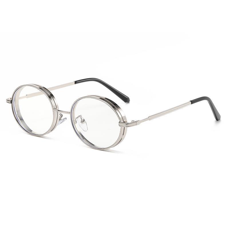 Oval Steampunk Sunglasses For Women Retro Sun Glasses Male Female Brand Designer Metal Frame Eyewear Lentes De Sol Mujer